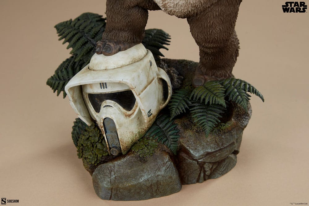 Star Wars, épisode VI : Le Retour du Jedi statuette Format Premium Wicket 46 cm