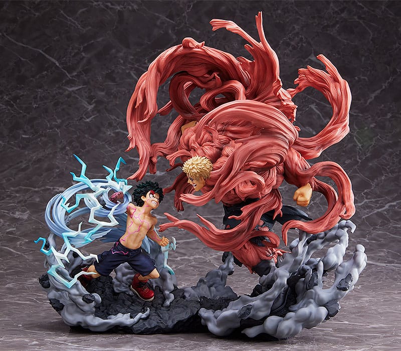 My Hero Academia : Statuette PVC Super Situation Izuku Midoriya vs. Muscular 30 cm