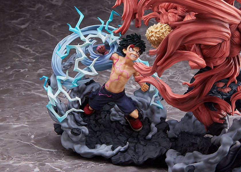 My Hero Academia : Statuette PVC Super Situation Izuku Midoriya vs. Muscular 30 cm