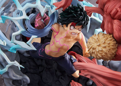 My Hero Academia : Statuette PVC Super Situation Izuku Midoriya vs. Muscular 30 cm