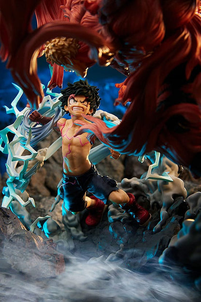 My Hero Academia : Statuette PVC Super Situation Izuku Midoriya vs. Muscular 30 cm