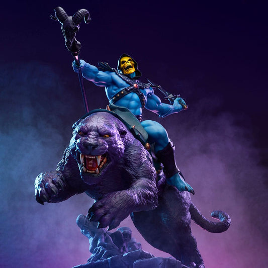 Masters of the Universe statuette Skeletor & Panthor Classic Deluxe 62 cm Statuettes Les Maîtres de l´Univers