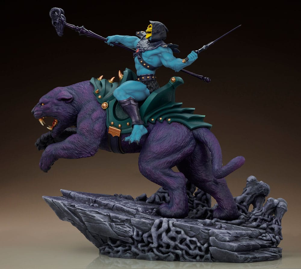 Masters of the Universe statuette Skeletor & Panthor Classic Deluxe 62 cm Statuettes Les Maîtres de l´Univers