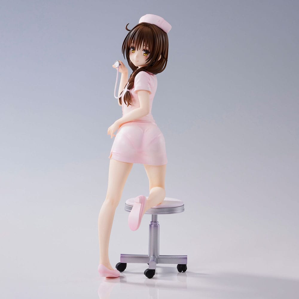 To Love-Ru Darkness statuette PVC Mikan Yuki Nurse Cos 25 cm