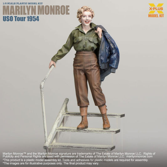 Marilyn Monroe figurine Plastic Model Kit 1/8 USO Tour 1954 25 cm